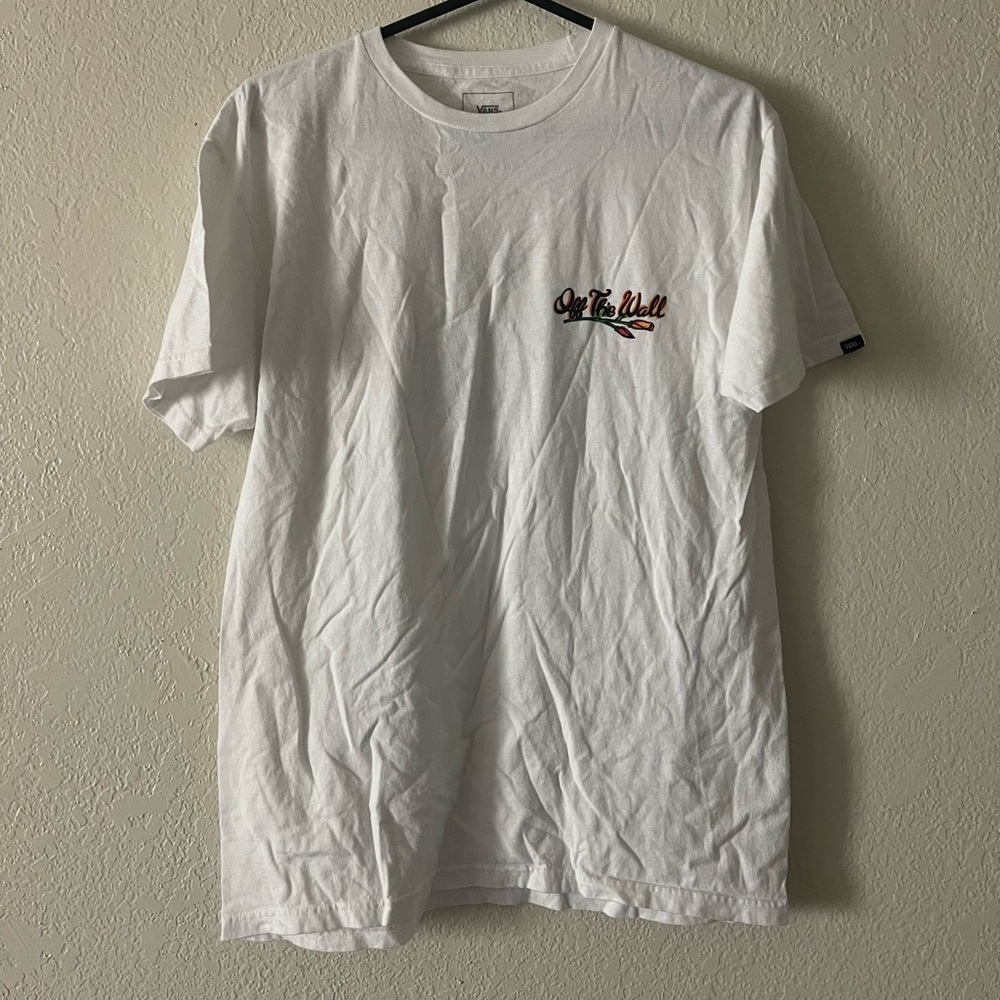 Vans Off The Wall Mens Shirt Size M Skill Roses Skater Grunge